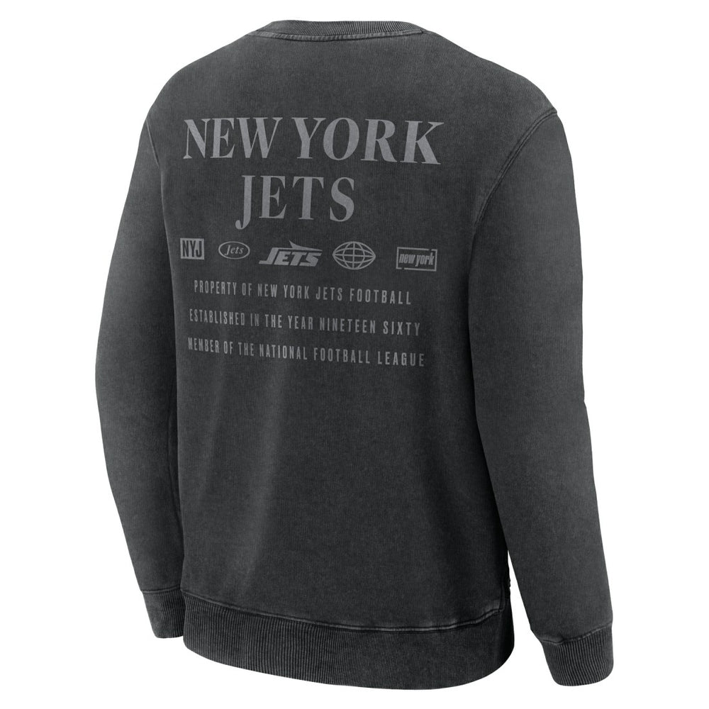 Fanatics New York Jets Deep Route Pullover Sweatshirt Black