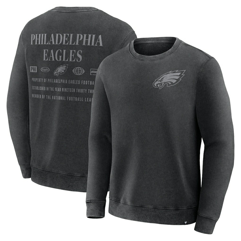 Fanatics Philadelphia Eagles Deep Route Pullover Sweatshirt Black