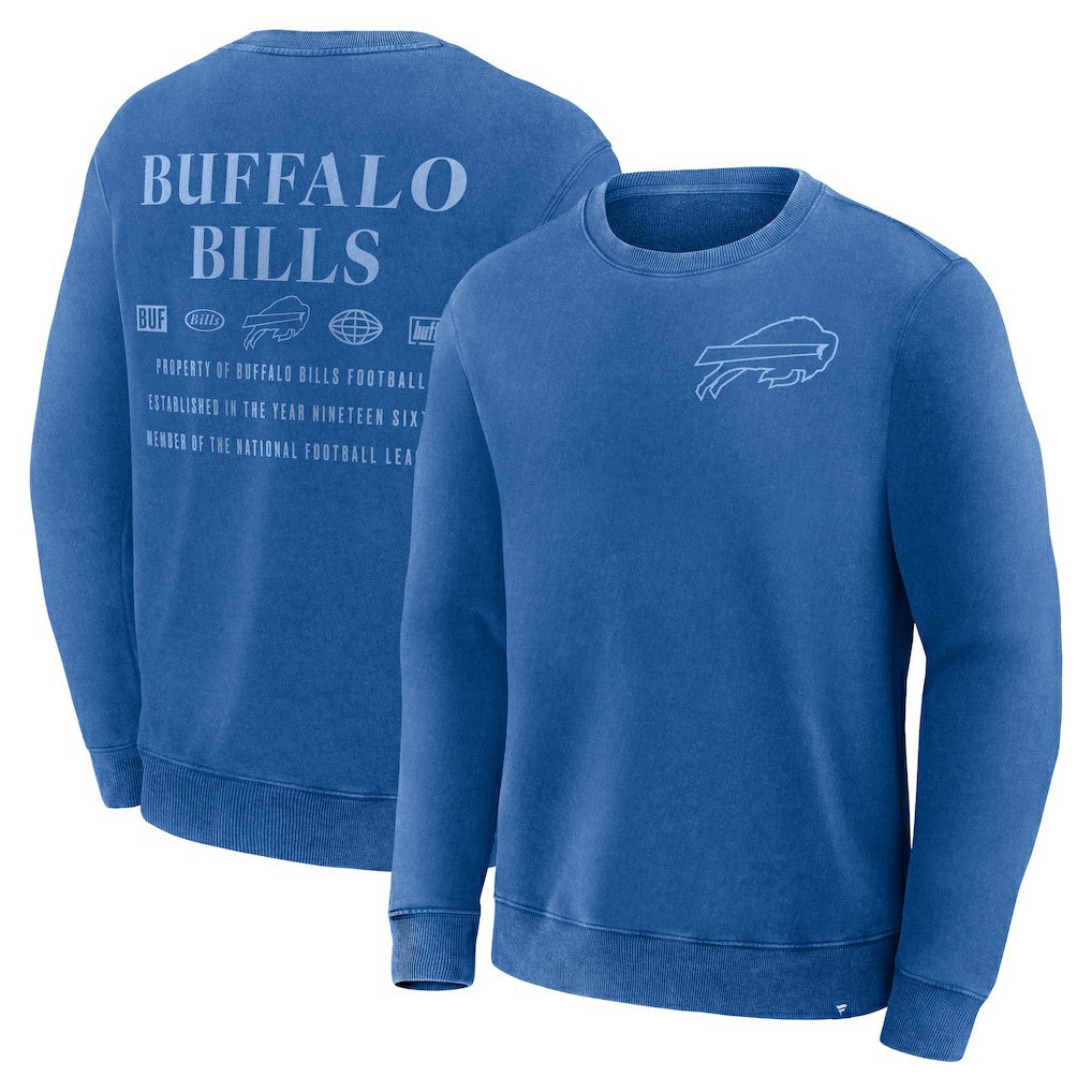 Fanatics Buffalo Bills Deep Route Pullover Sweatshirt Royal