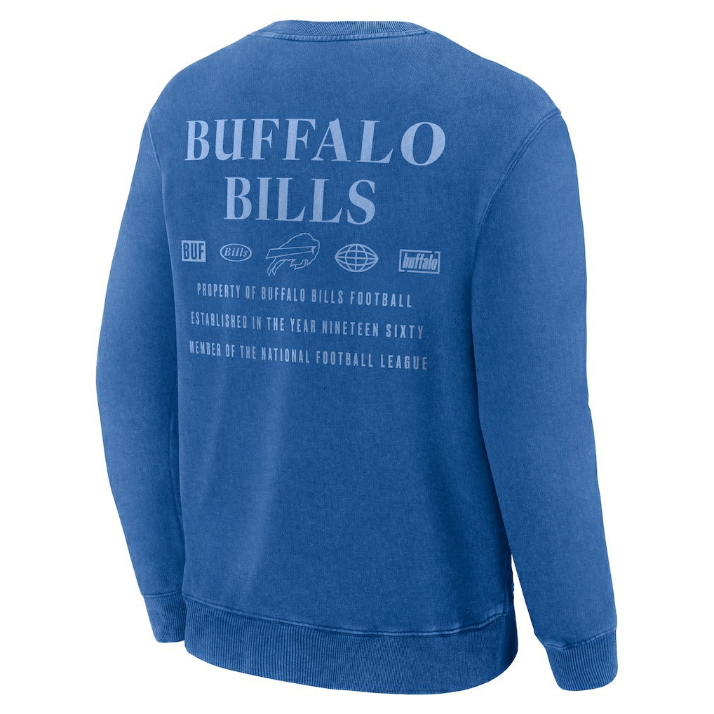 Fanatics Buffalo Bills Deep Route Pullover Sweatshirt Royal