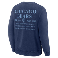Fanatics Chicago Bears Deep Route Pullover Sweatshirt Navy