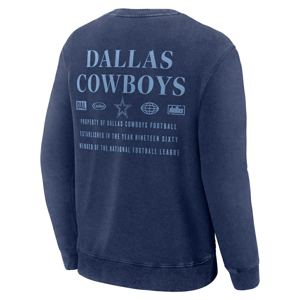 Fanatics Dallas Cowboys Deep Route Pullover Sweatshirt Navy