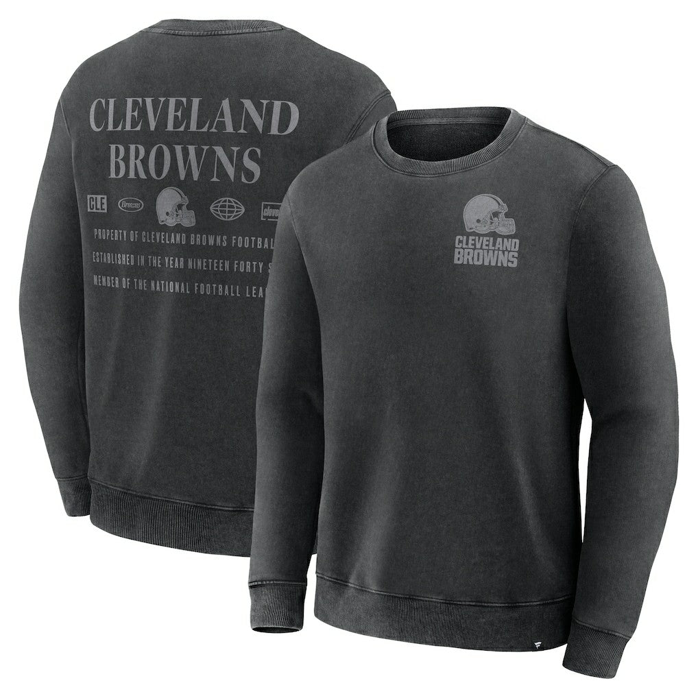 Fanatics Cleveland Browns Deep Route Pullover Sweatshirt Black