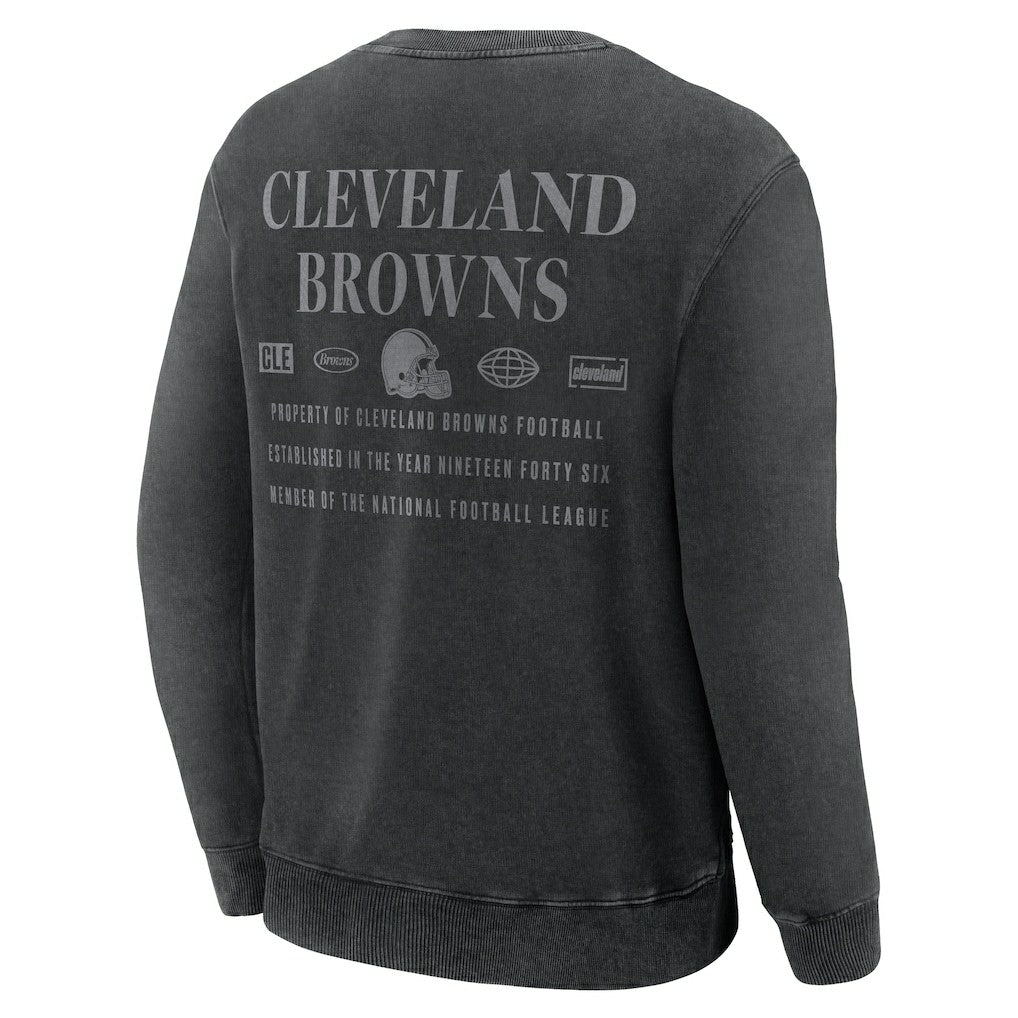 Fanatics Cleveland Browns Deep Route Pullover Sweatshirt Black