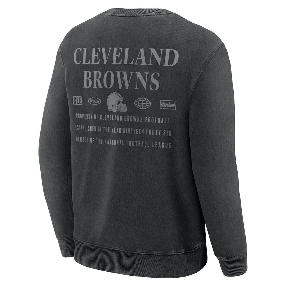 Fanatics Cleveland Browns Deep Route Pullover Sweatshirt Black
