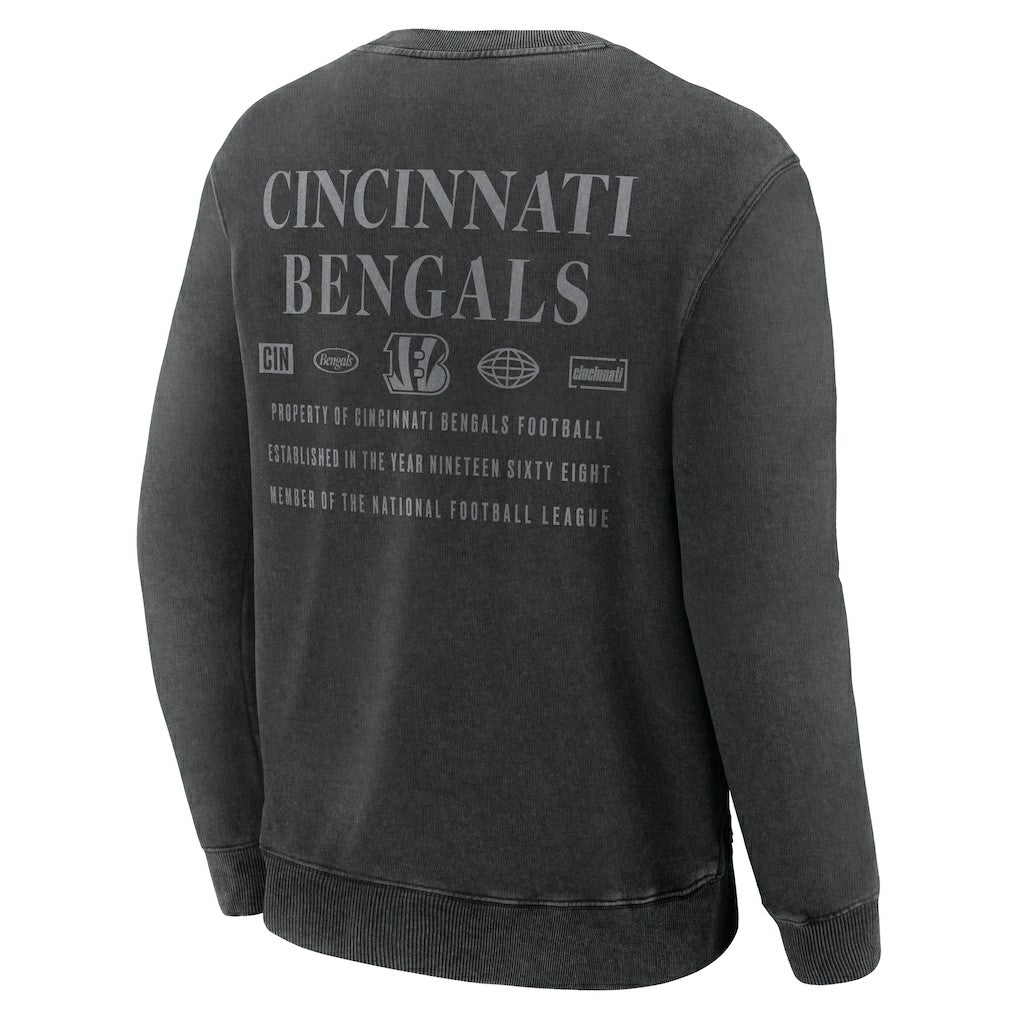 Fanatics Cincinnati Bengals Deep Route Pullover Sweatshirt Black