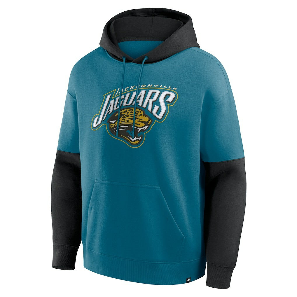 Fanatics Jacksonville Jaguars Helmet Retro Pullover Hoodie Teal