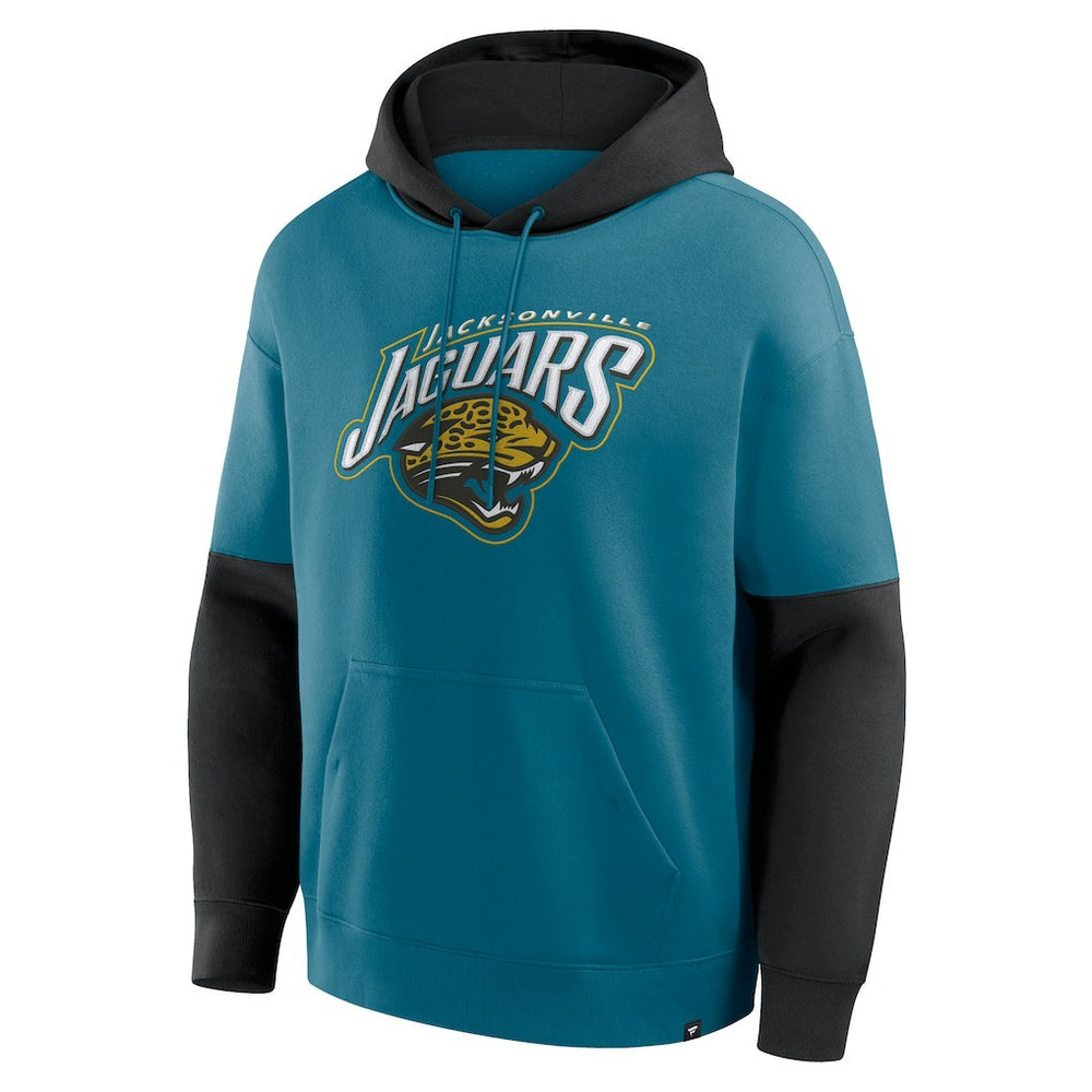 Fanatics Jacksonville Jaguars Helmet Retro Pullover Hoodie Teal