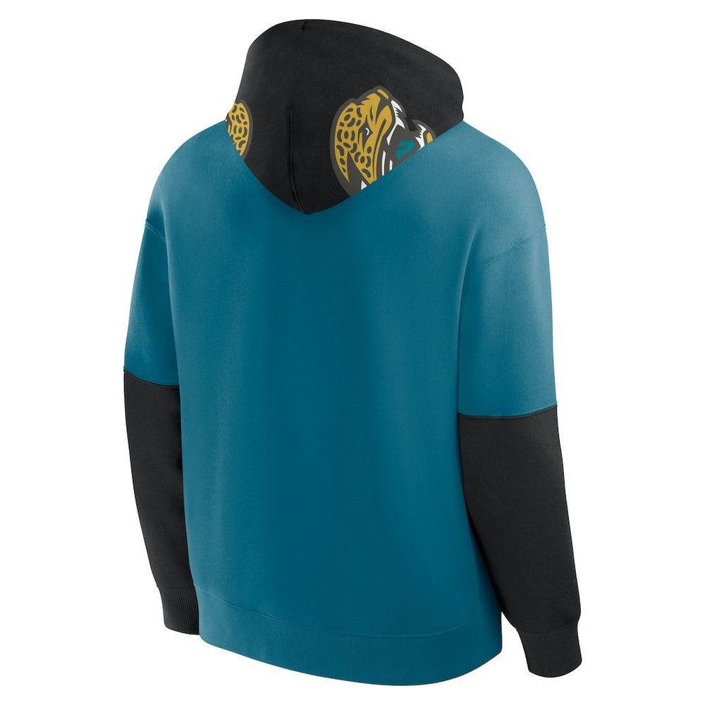 Fanatics Jacksonville Jaguars Helmet Retro Pullover Hoodie Teal