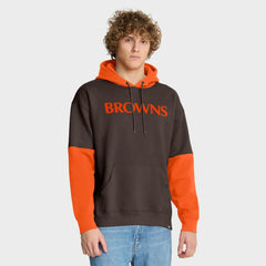 Fanatics Cleveland Browns Helmet Retro Pullover Hoodie Brown