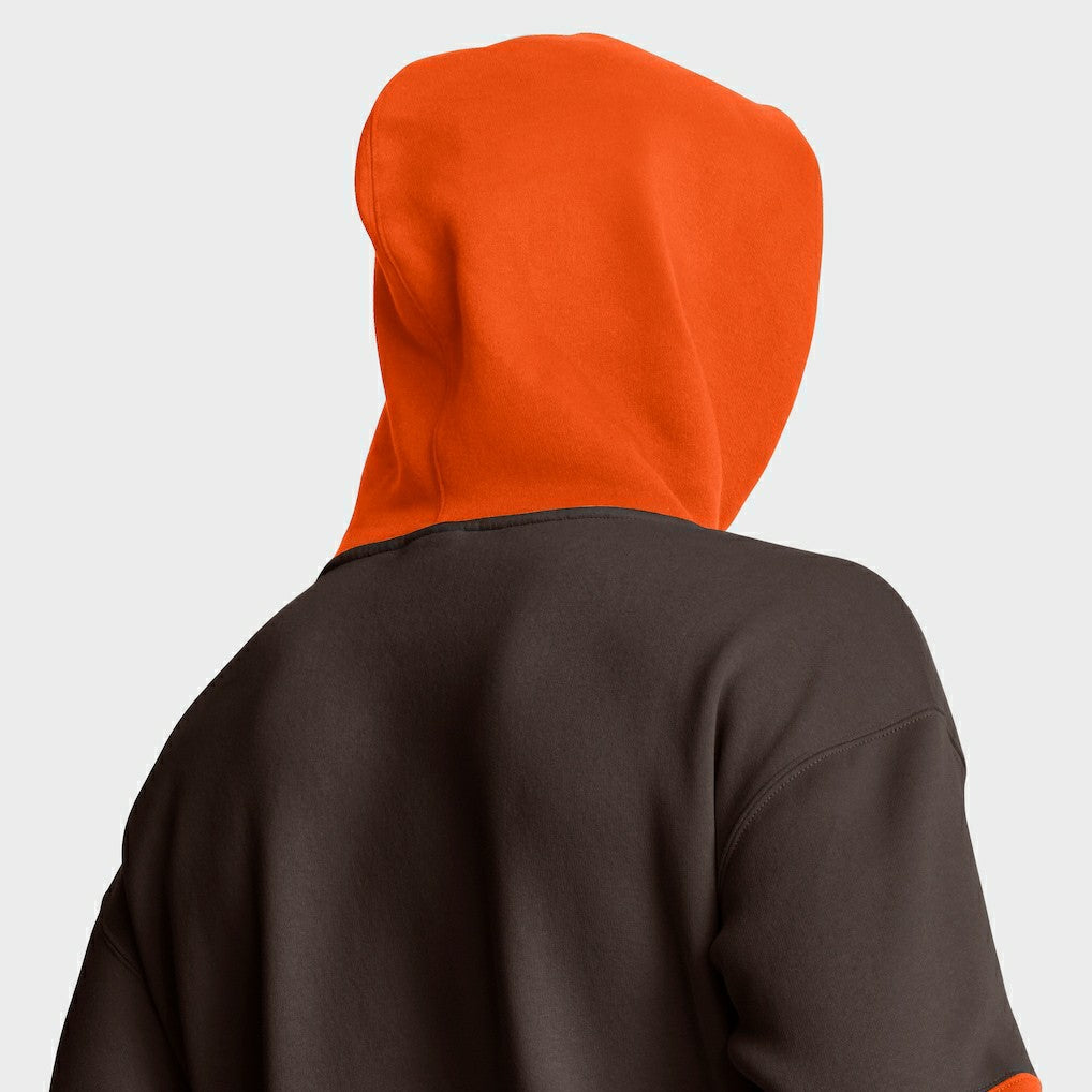 Fanatics Cleveland Browns Helmet Retro Pullover Hoodie Brown