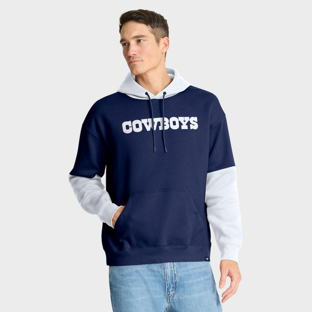 Fanatics Dallas Cowboys Helmet Retro Pullover Hoodie Navy