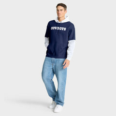 Fanatics Dallas Cowboys Helmet Retro Pullover Hoodie Navy