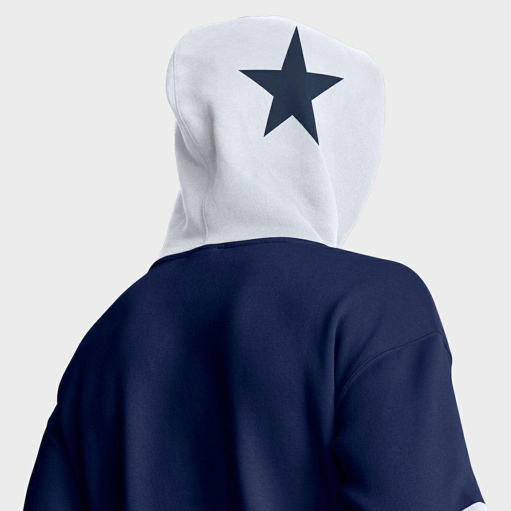 Fanatics Dallas Cowboys Helmet Retro Pullover Hoodie Navy