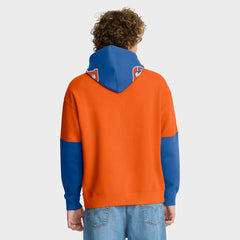Fanatics Denver Broncos Helmet Retro Pullover Hoodie Orange