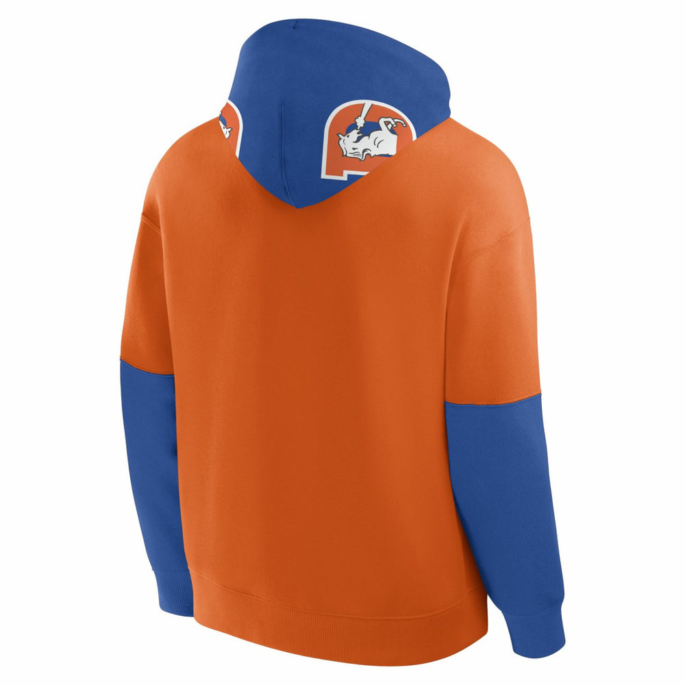 Fanatics Denver Broncos Helmet Retro Pullover Hoodie Orange