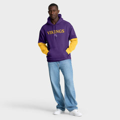 Fanatics Minnesota Vikings Helmet Retro Pullover Hoodie Purple