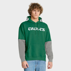 Fanatics Philadelphia Eagles Helmet Retro Pullover Hoodie Kelly Green