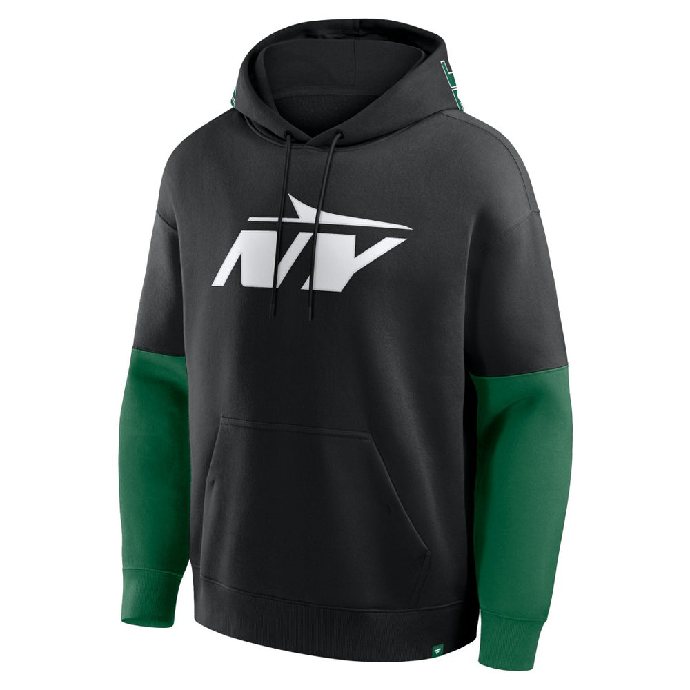 Fanatics New York Jets Helmet Alt Pullover Hoodie Black