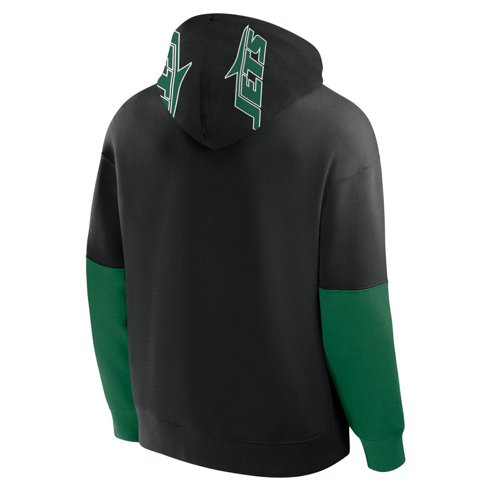 Fanatics New York Jets Helmet Alt Pullover Hoodie Black