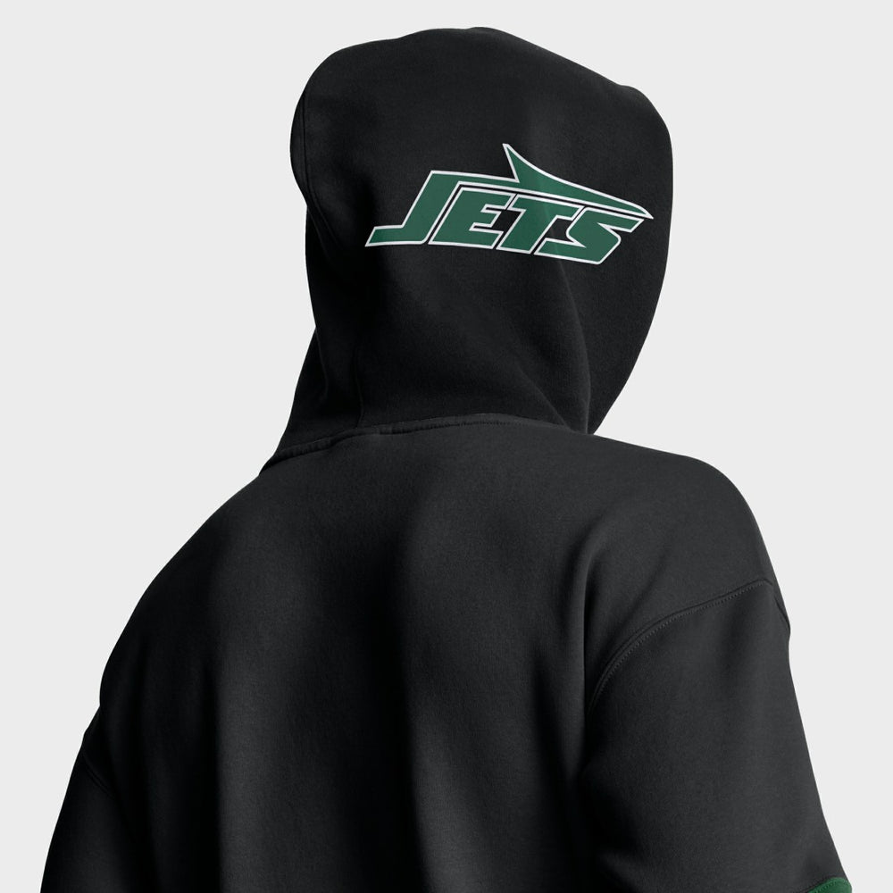 Fanatics New York Jets Helmet Alt Pullover Hoodie Black
