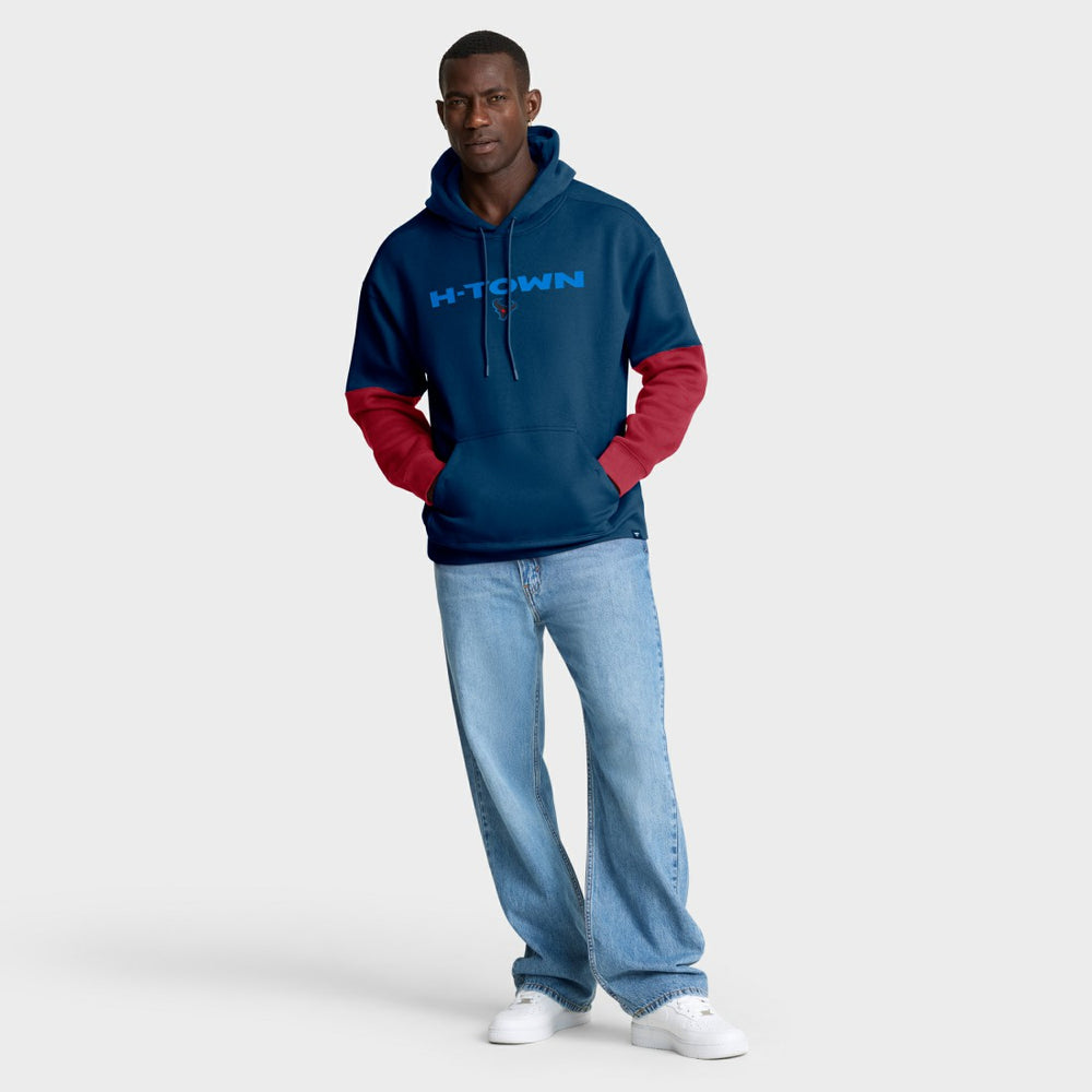 Fanatics Houston Texans Helmet Alt Pullover Hoodie Navy
