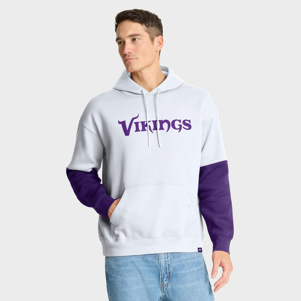 Fanatics Minnesota Vikings Helmet Alt Pullover Hoodie White