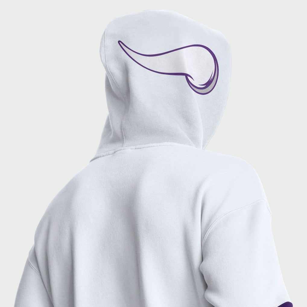 Fanatics Minnesota Vikings Helmet Alt Pullover Hoodie White