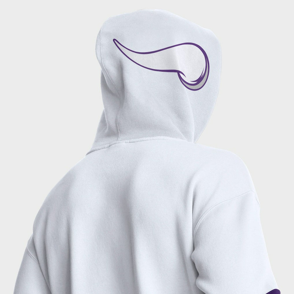 Fanatics Minnesota Vikings Helmet Alt Pullover Hoodie White