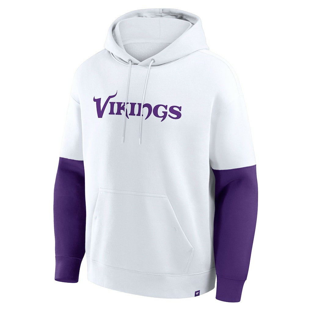 Fanatics Minnesota Vikings Helmet Alt Pullover Hoodie White