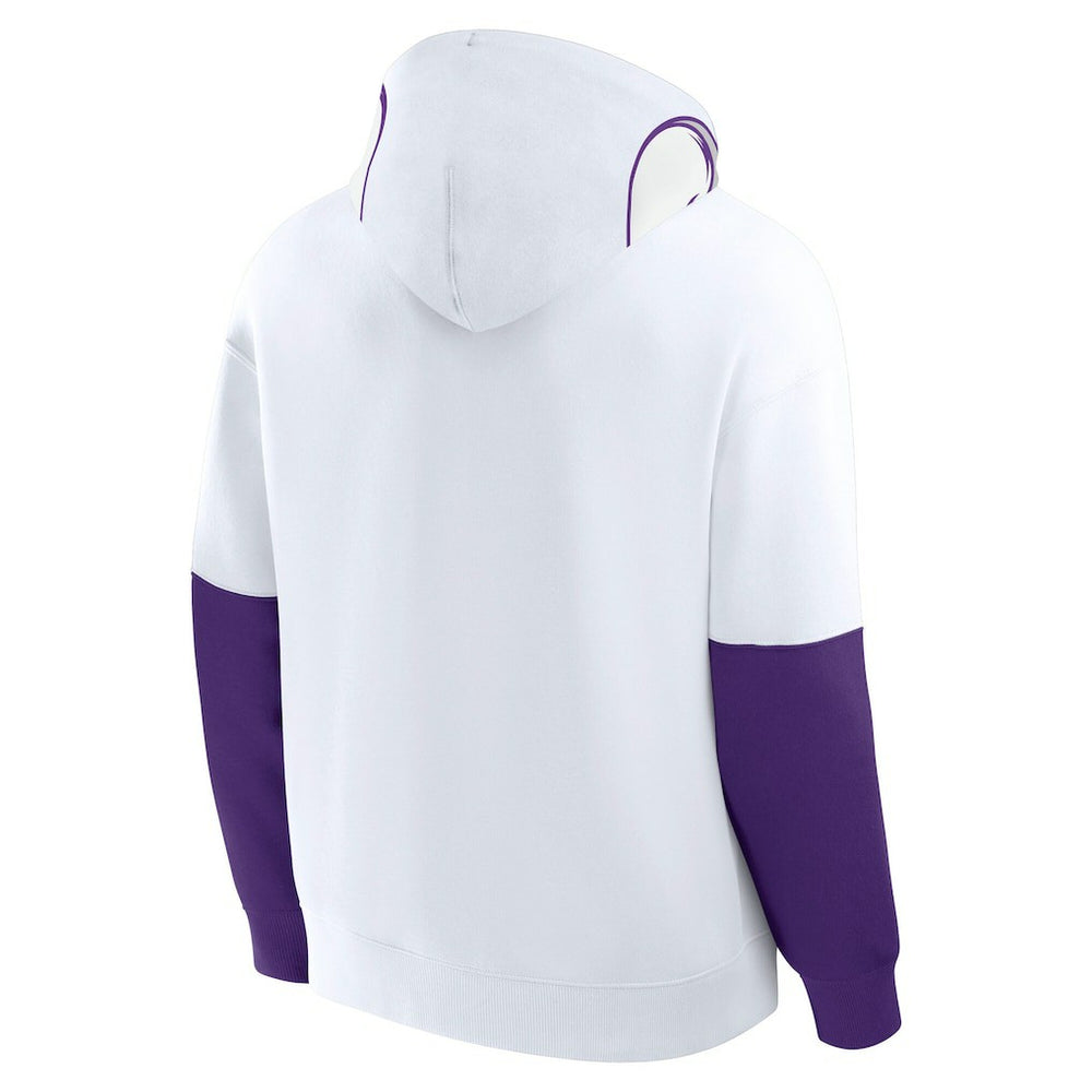 Fanatics Minnesota Vikings Helmet Alt Pullover Hoodie White