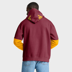 Fanatics Washington Commanders Helmet Pullover Hoodie Burgundy