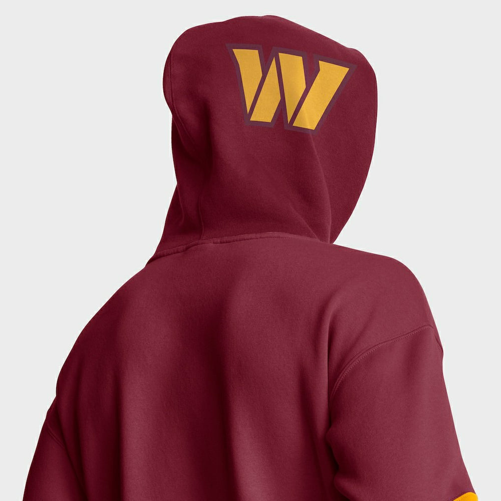 Fanatics Washington Commanders Helmet Pullover Hoodie Burgundy