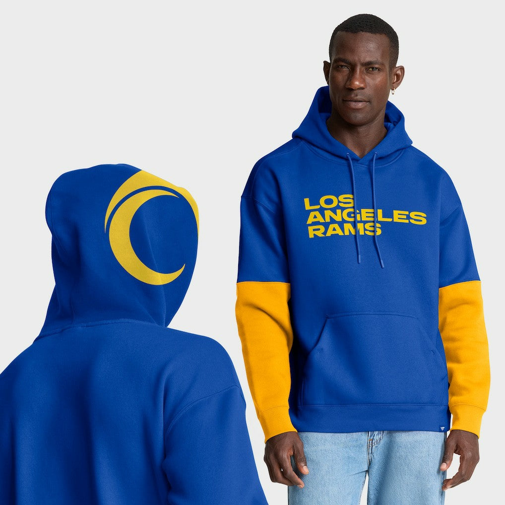 Fanatics Los Angeles Rams Helmet Pullover Hoodie Royal
