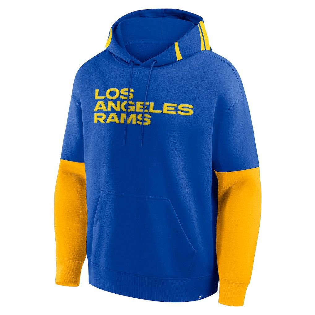 Fanatics Los Angeles Rams Helmet Pullover Hoodie Royal