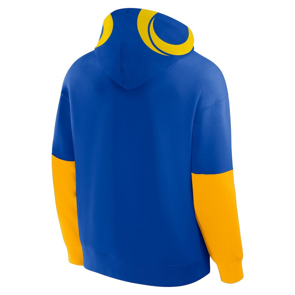 Fanatics Los Angeles Rams Helmet Pullover Hoodie Royal