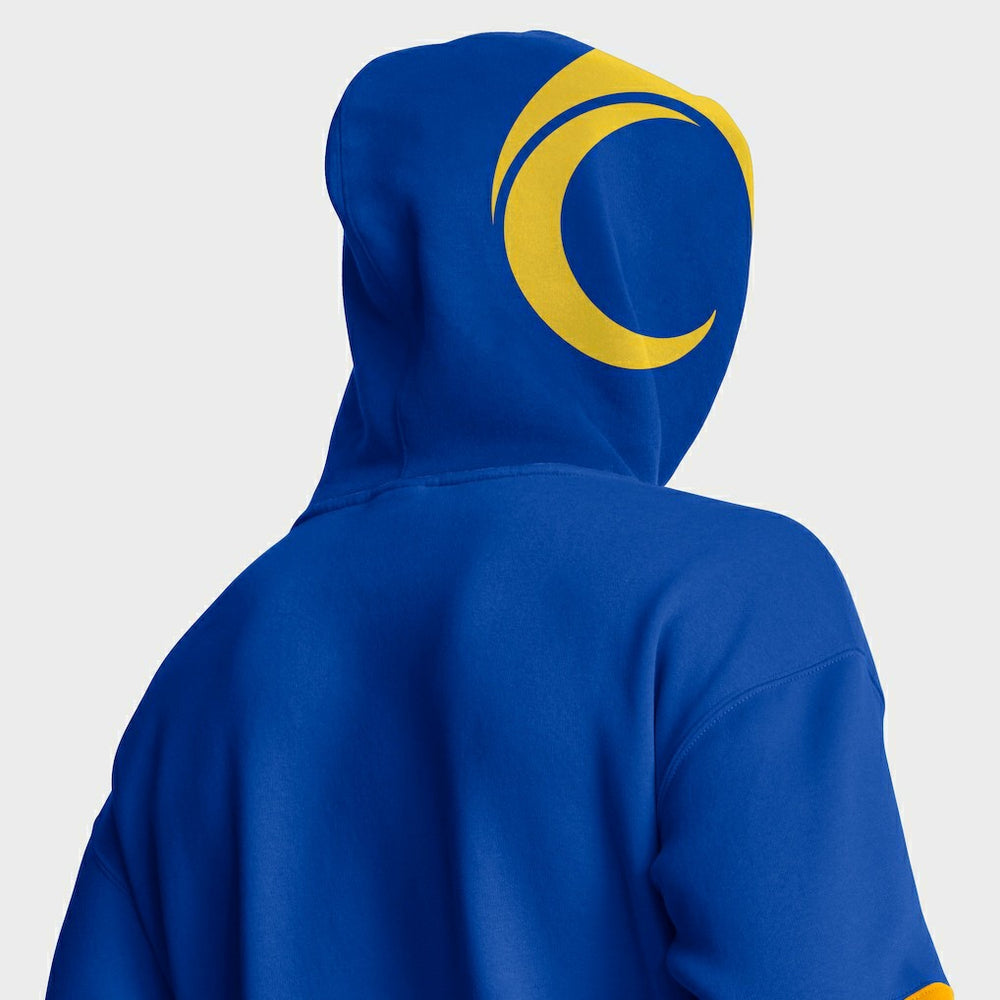 Fanatics Los Angeles Rams Helmet Pullover Hoodie Royal