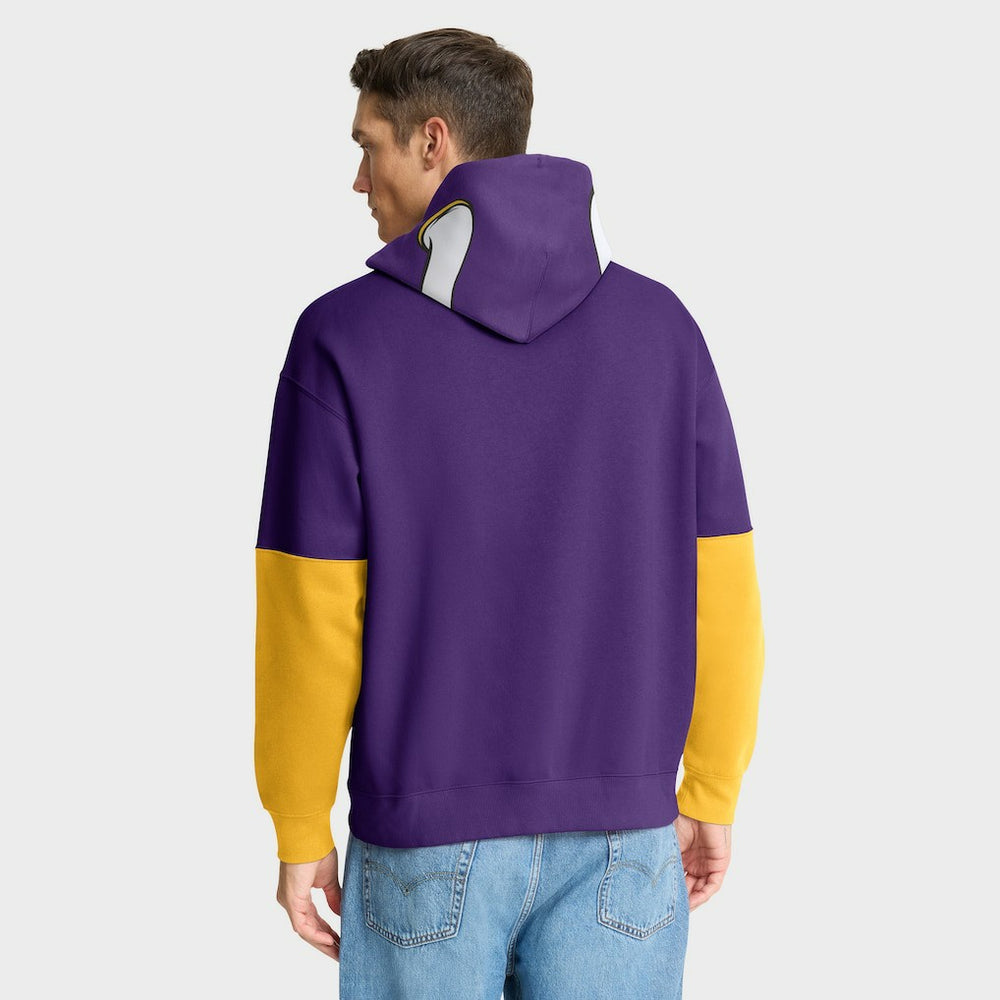 Fanatics Minnesota Vikings Helmet Pullover Hoodie Purple