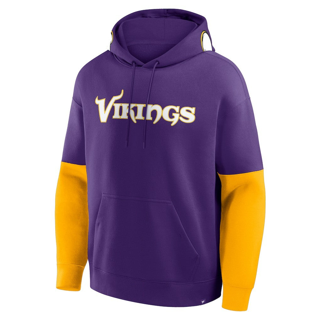 Fanatics Minnesota Vikings Helmet Pullover Hoodie Purple