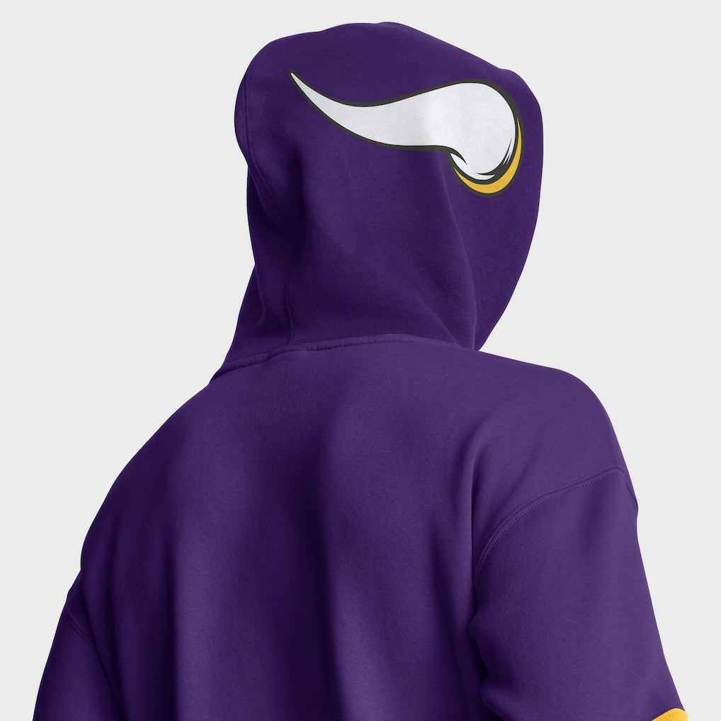 Fanatics Minnesota Vikings Helmet Pullover Hoodie Purple
