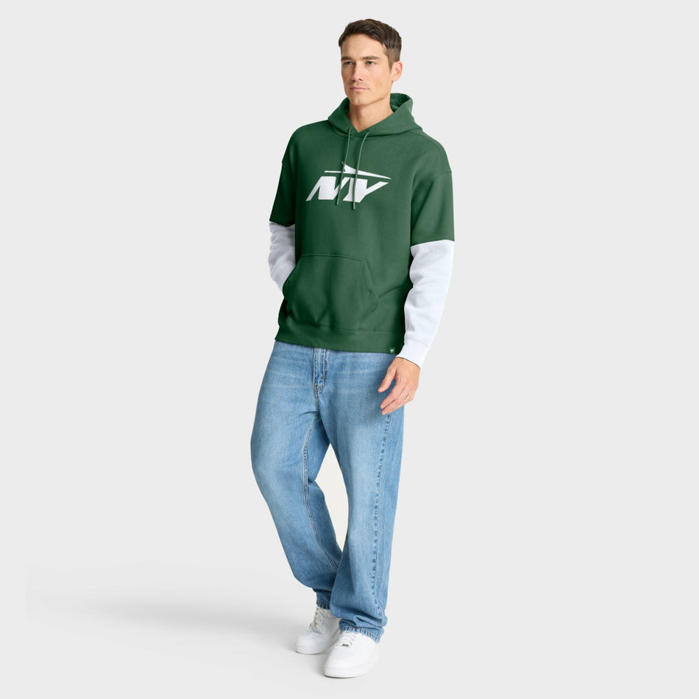 Fanatics New York Jets Helmet Pullover Hoodie Green