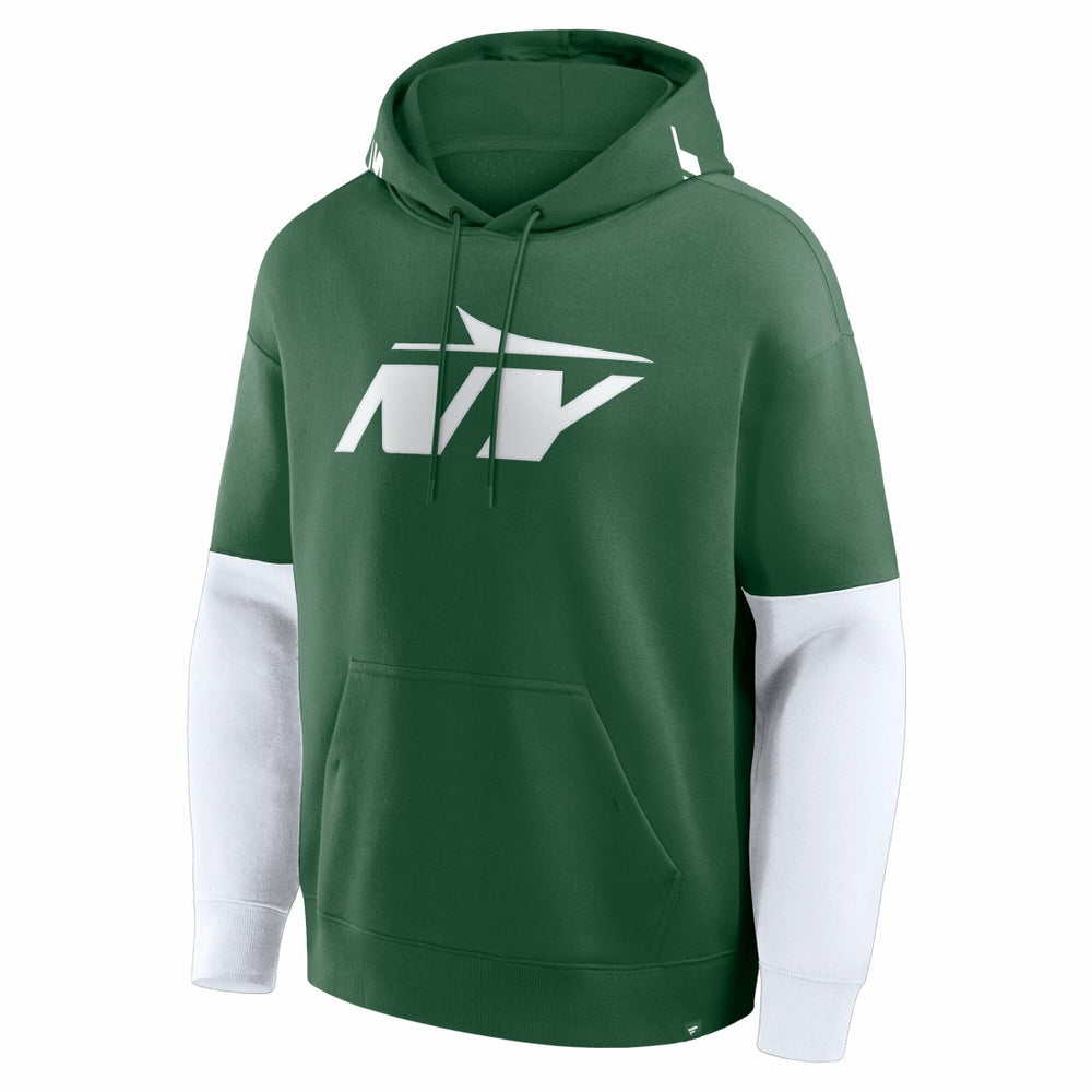 Fanatics New York Jets Helmet Pullover Hoodie Green