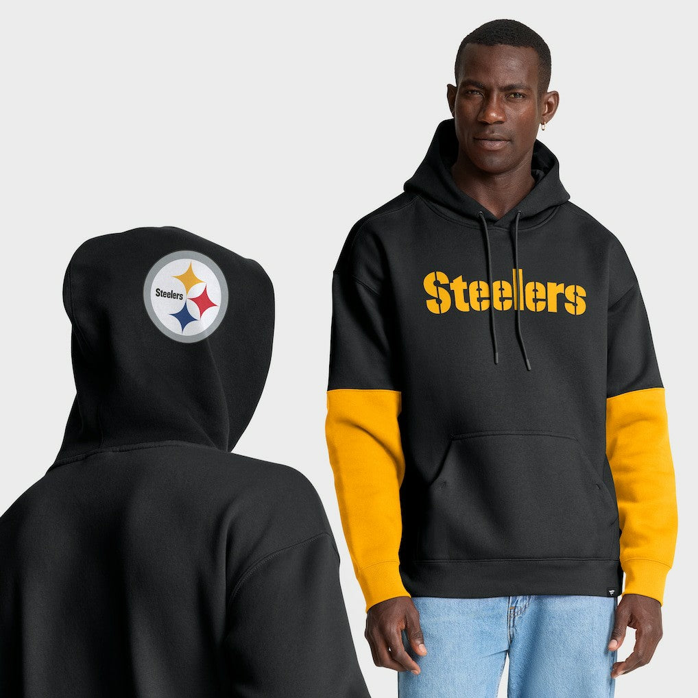 Fanatics Pittsburgh Steelers Helmet Pullover Hoodie Black