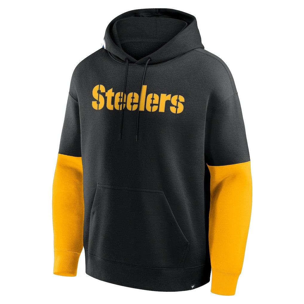 Fanatics Pittsburgh Steelers Helmet Pullover Hoodie Black