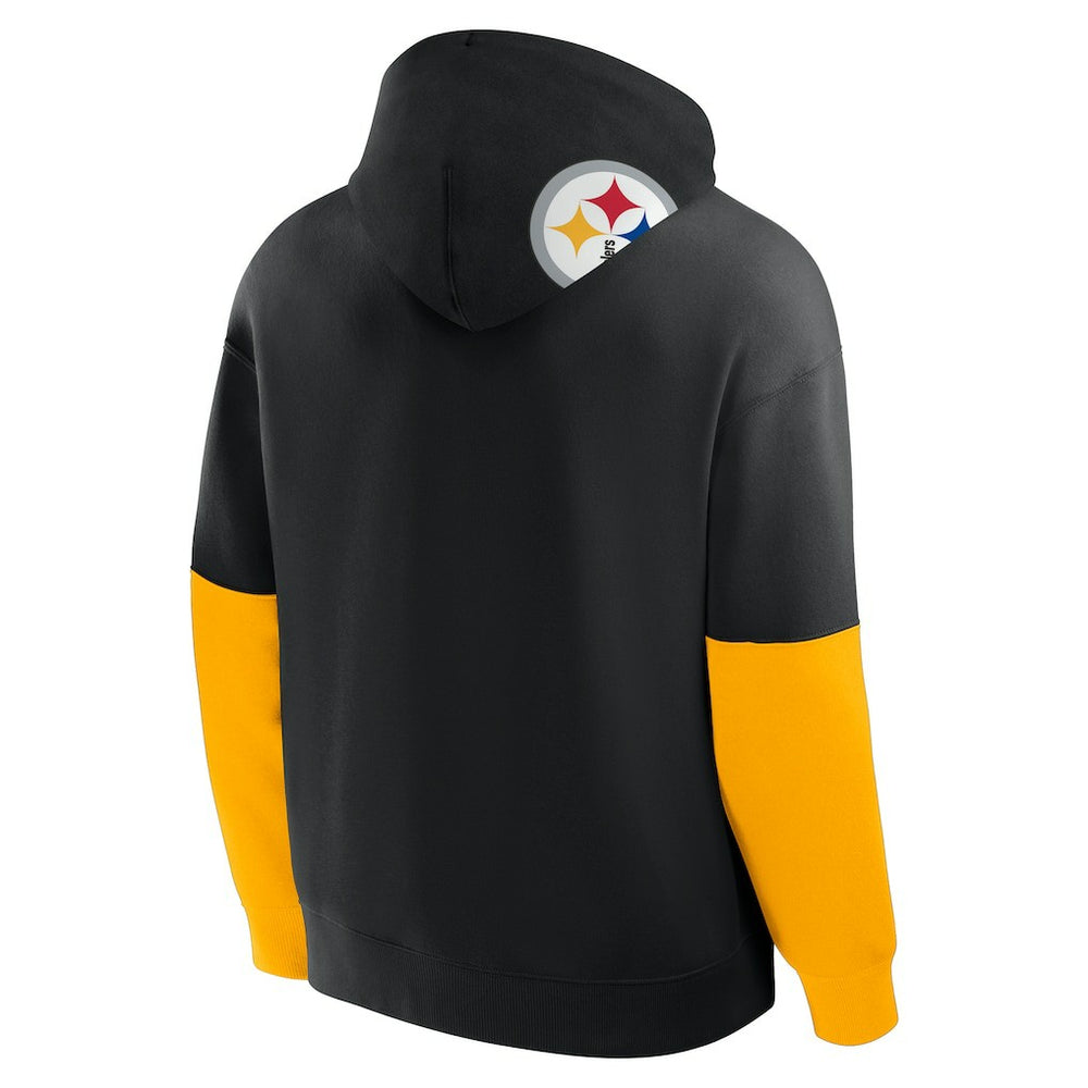 Fanatics Pittsburgh Steelers Helmet Pullover Hoodie Black