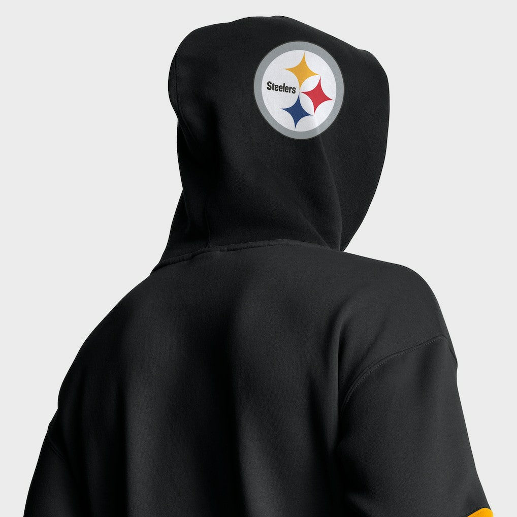 Fanatics Pittsburgh Steelers Helmet Pullover Hoodie Black