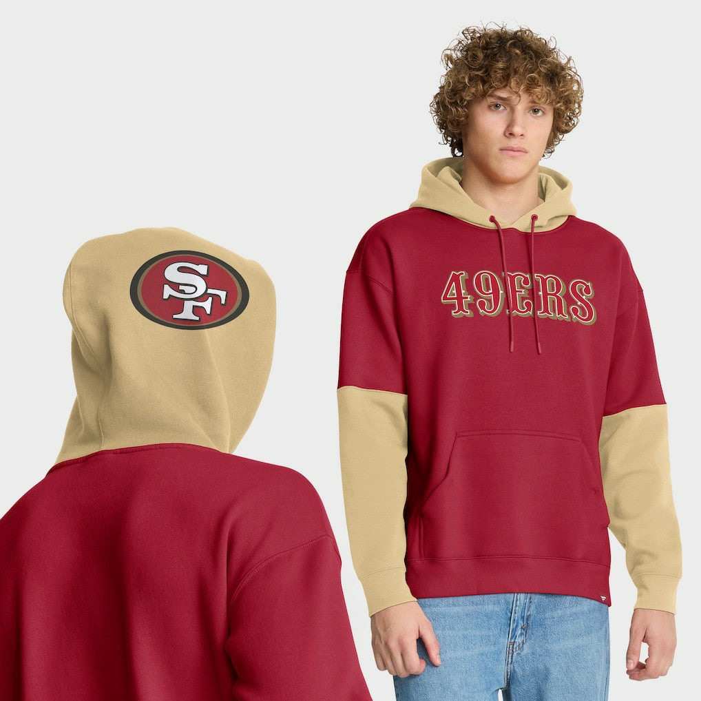 Fanatics San Francisco 49ers Helmet Pullover Hoodie Scarlet