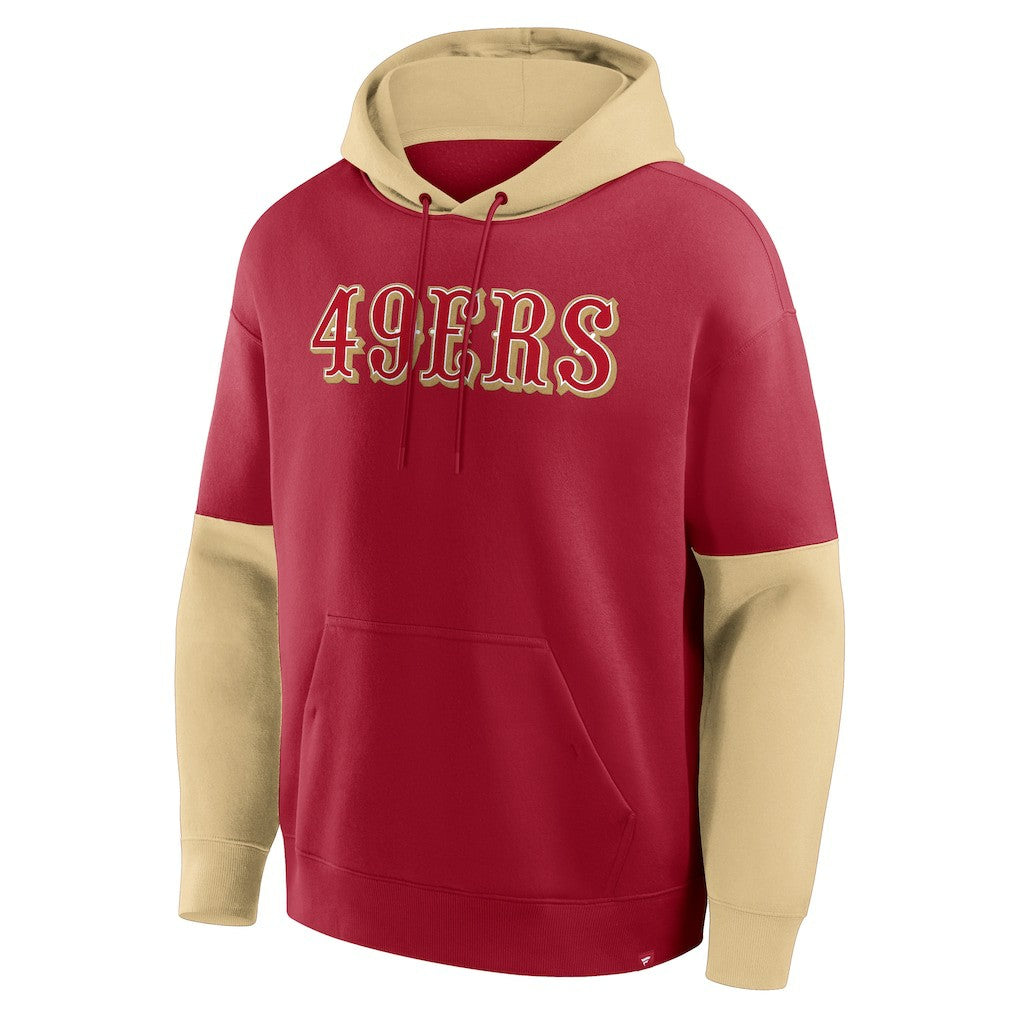 Fanatics San Francisco 49ers Helmet Pullover Hoodie Scarlet