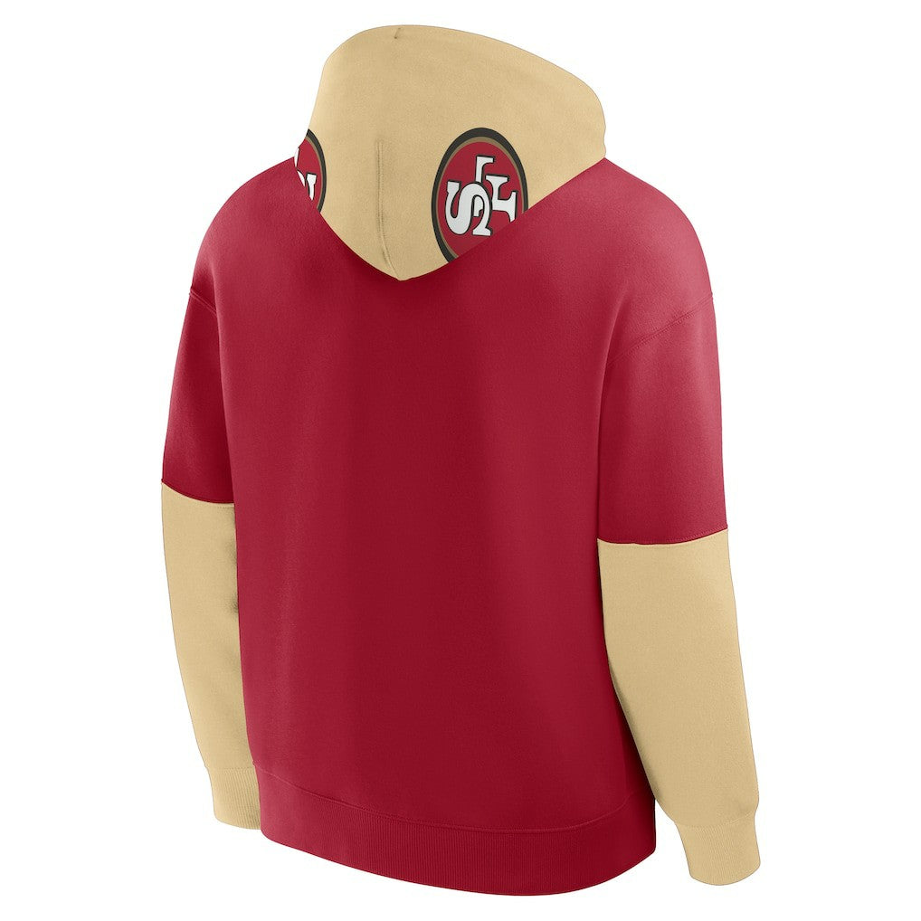 Fanatics San Francisco 49ers Helmet Pullover Hoodie Scarlet
