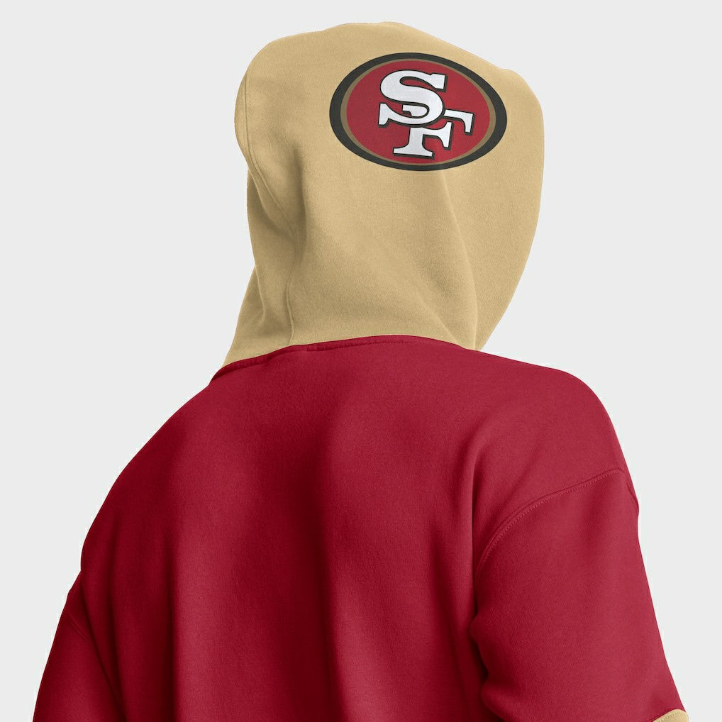 Fanatics San Francisco 49ers Helmet Pullover Hoodie Scarlet